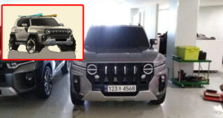 SsangYong ในชื่อรหัส KR10 รถ SUV ดีไซน์บึกบึนรุ่นต่อไป ถูกเผยภาพหลุดก่อนเปิดตัว