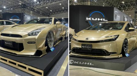 Kuhl อวดโฉม Nissan GT-R และ Toyota Prius ชุดแต่ง Widebody สี Elegant Gold