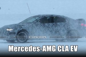 Mercedes-AMG CLA เวอร์ชันไฟฟ้า 100% ถูกพบขณะทดสอบครั้งแรก