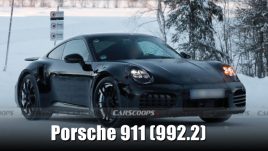 Porsche 911 รุ่นปรับโฉม รหัส 992.2 เผยภาพและข้อมูลบางส่วน ก่อนเปิดตัว