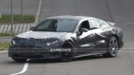 2026 Mercedes-AMG GT 4 ประตู EV ที่มาพร้อมขุมกำลัง 1,000 แรงม้า
