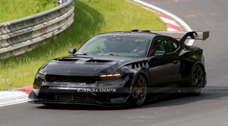 Ford Mustang GTD ขุมพลัง 800 แรงม้า ขณะทดสอบที่สนามแข่ง Nurburgring ที่ตั้งเป้าต่อรอบไม่ถึง 7 นาที