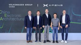 Xpeng และ Volkswagen จับมือพัฒนาสถาปัตยกรรม E/E สำหรับรถยนต์ไฟฟ้า โดยรถคันแรกจะเปิดตัวในปี 2026