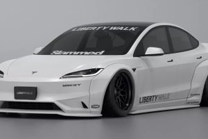 Liberty Walk อวดชุดแต่ง Widebody สำหรับ Tesla Model 3 ในลุคสปอร์ตสายซิ่ง