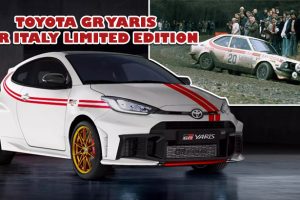 Toyota GR Yaris TGR Italy Limited Edition : รุ่นพิเศษที่ฉลองความสำเร็จใน WRC ด้วยดีไซน์วินเทจ