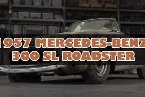 Mercedes-Benz 300 SL Roadster ปี 1957 เตรียมประมูลในสภาพเก่าสนิมเขรอะ ที่คาดว่าจะขายได้สูงถึง 1 ล้านเหรียญสหรัฐฯ หรือราว 32 ล้านบาท