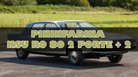 NSU Ro 80 2 Porte + 2 : รถยนต์สุดล้ำจาก Pininfarina เตรียมประมูลครั้งแรก