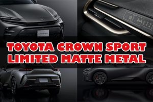 Toyota Crown Sport Limited Matte Metal เปิดตัวสุดเท่ ด้วยสีพ่นด้านสุดพิเศษ