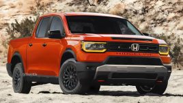 Honda Ridgeline ใหม่ อาจมีดีไซน์ประมาณนี้ ?